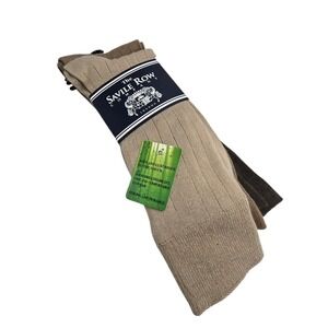 The Savile Row Company NEW 3 Pair‎ Mens Socks Size 10-13 Shoe Size 7-12 Bamboo